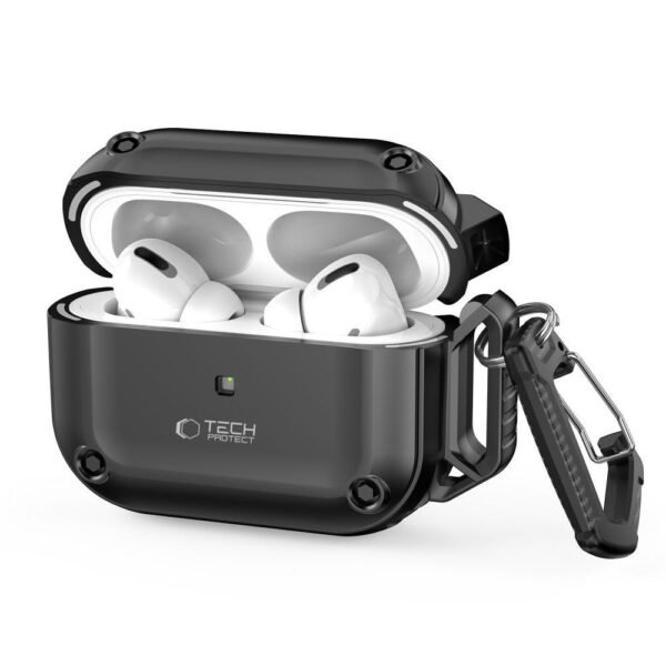 Tech-Protect Rough Hook Apple AirPods Pro 1 / 2 Zwart