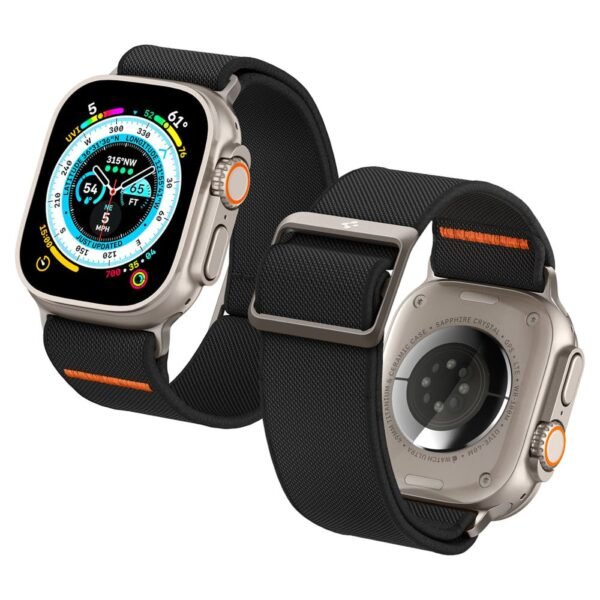 Spigen Fit Lite Ultra Apple Watch 8 / 9 / 10 / 11 / SE / Ultra (44 / 45 / 46 / 49 Mm) Zwart