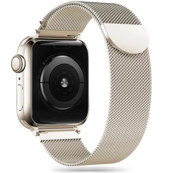 Tech-Protect Milaneseband Apple Watch 8 / 9 / 10 / 11 / SE / Ultra (44 / 45 / 46 / 49 Mm) Starlight