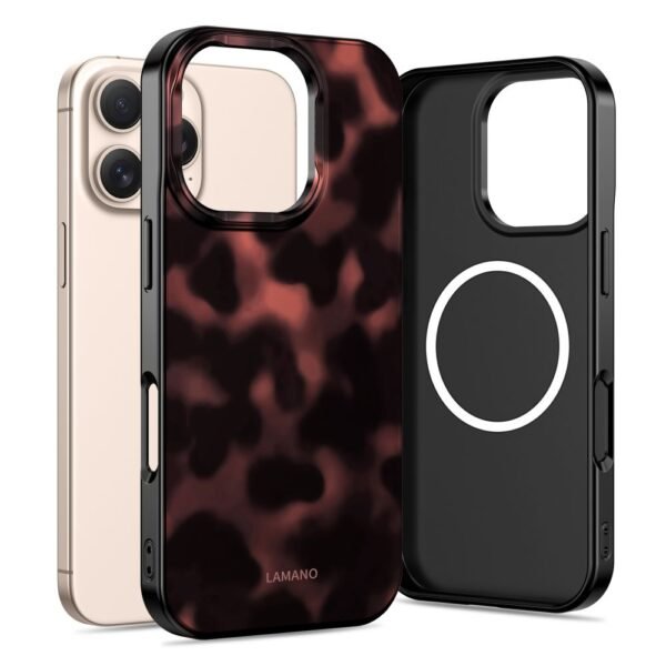 Tech-Protect Lamano MagSafe Hoesje iPhone 16 Pro Max Panther