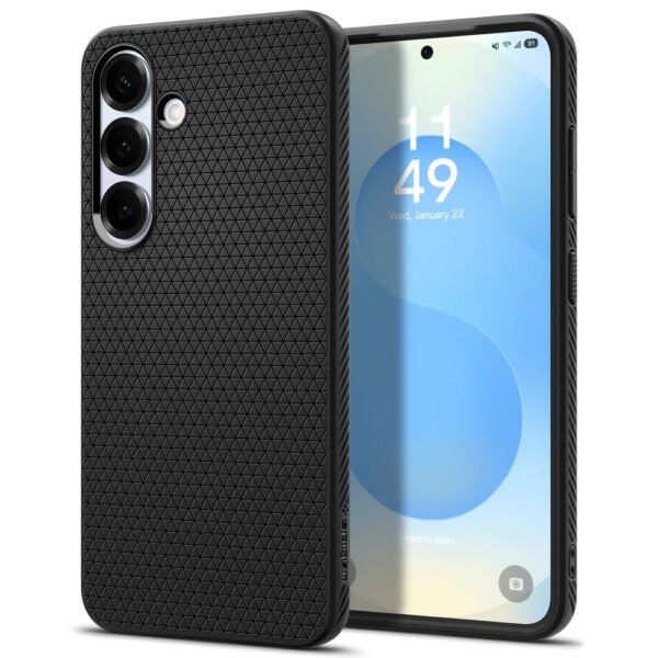 Spigen Liquid Air Galaxy S25 Mat Zwart