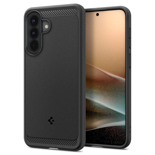 Spigen Rugged Armor Galaxy A57 5G Mat Zwart