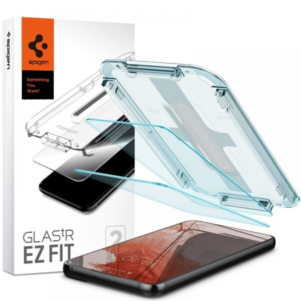 Gehard Glas Spigen Glas.tr ”Ez Fit” 2-Pack Galaxy S22