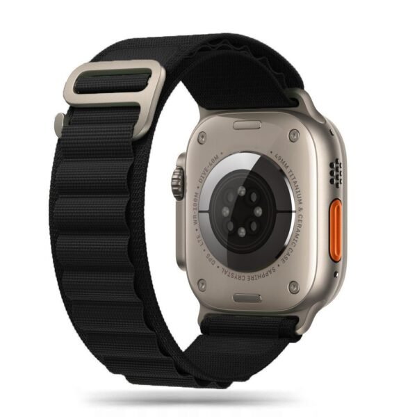 Tech-Protect Nylon Pro Apple Watch 8 / 9 / 10 / 11 / SE / Ultra (44 / 45 / 46 / 49 Mm) Zwart