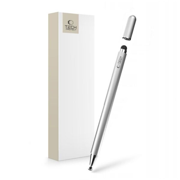 Tech-Protect Magneet Styluspen Zilver