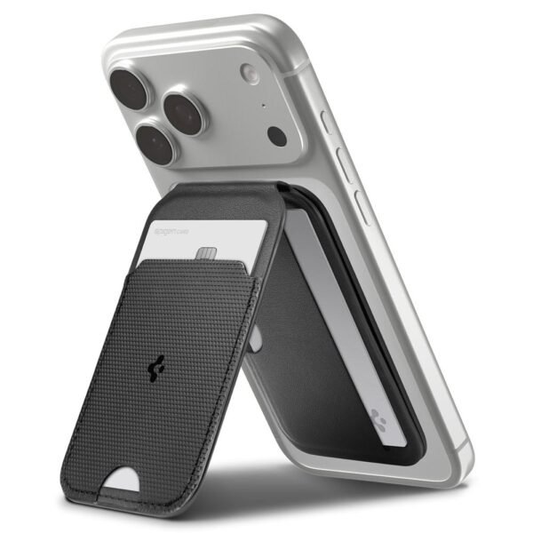Spigen S314-2 Slim Fold Statief MagSafe Universeel Magnetisch Card Houder Zwart
