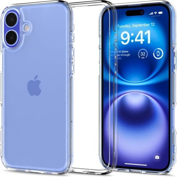 Spigen Ultra Hybrid Hoesje iPhone 16 Crystal Transparant