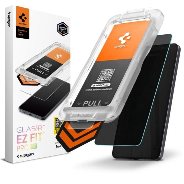 Spigen Glas.tR EZ Fit Pro AC HD Privacy Gehard Glas Schermbeschermer Samsung Galaxy S26