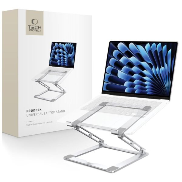 Tech-Protect ULS400 Prodesk Universeel Laptop Standaard Zilver