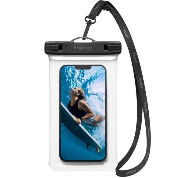 Spigen A601 Universeel Waterproof Hoes Crystal Transparant
