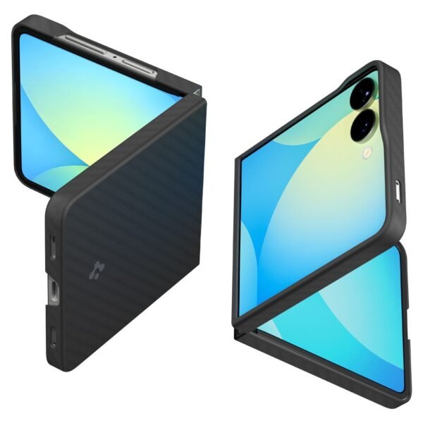 Spigen Airskin Aramid Galaxy Z Flip 7 Zwart