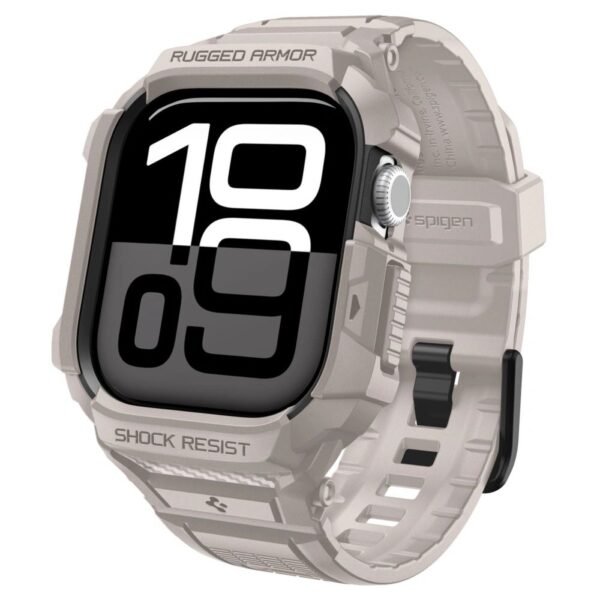 Spigen Rugged Armor ”Pro” V2 Apple Watch 10 / 11 (46 Mm) Dune Beige