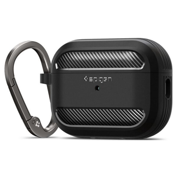 Spigen Rugged Armor Apple AirPods Pro 1 / 2 Mat Zwart