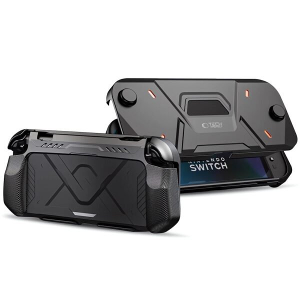 Tech-Protect Carbonox Nintendo Switch 2 Zwart