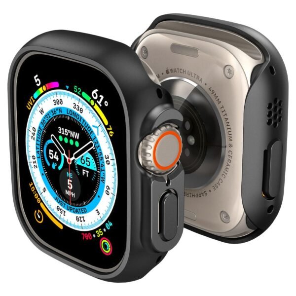 Spigen Thin Fit Apple Watch Ultra 1 / 2 / 3 (49 Mm) Zwart
