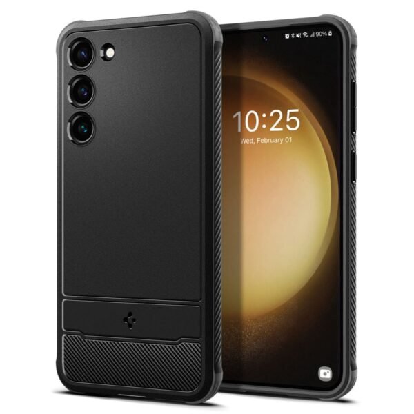 Spigen Rugged Armor Galaxy S23 Mat Zwart
