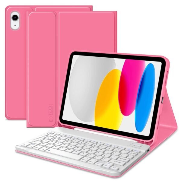 Tech-Protect Sc Pen + Toetsenbord iPad 10.9” 10 / 2022 / 11” 11 / 2025 Magenta
