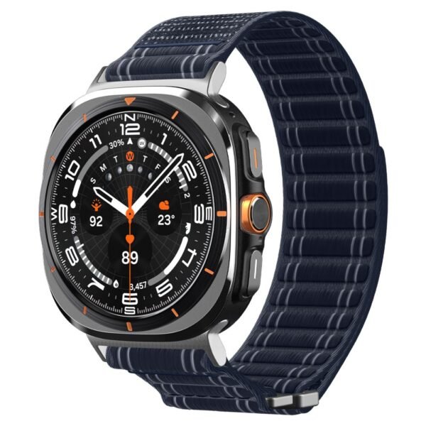 Spigen WBF0 Band Samsung Galaxy Watch Ultra 2024 / 2025 (47 Mm) Marineblauw