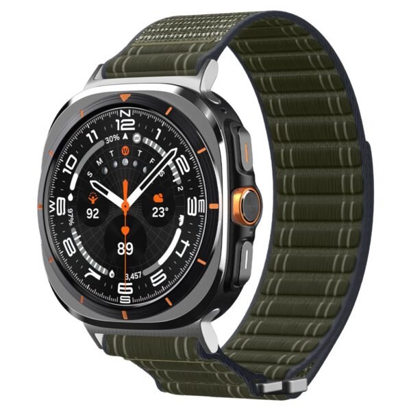 Spigen WBF0 Band Samsung Galaxy Watch Ultra 2024 / 2025 (47 Mm) Groen