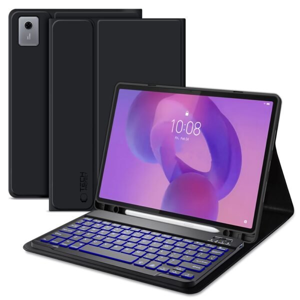 Tech-Protect Sc Pen + Toetsenbord Lenovo Idea Tab Plus 12.1 Tb-361 Zwart