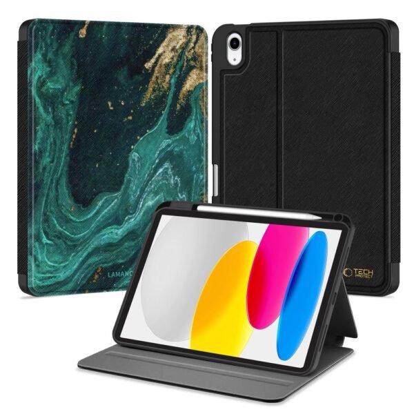 Tech-Protect Lamano iPad 10.9” 10 / 2022 / 11” 11 / 2025 Groen Aura
