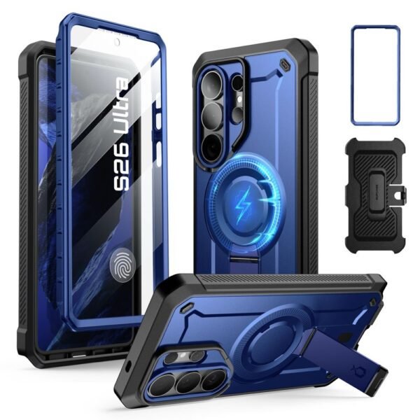 SUPCASE Unicorn Beetle Pro 2-Set MagSafe Hoesje Samsung Galaxy S26 Ultra Cobalt