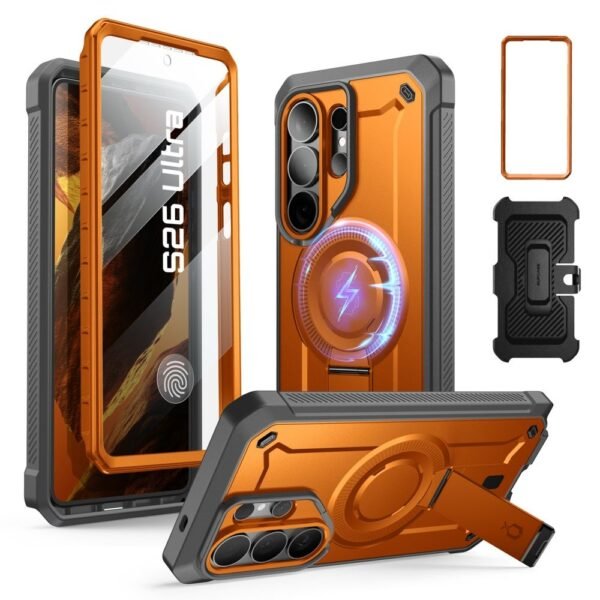 SUPCASE Unicorn Beetle Pro 2-Set MagSafe Hoesje Samsung Galaxy S26 Ultra Coral
