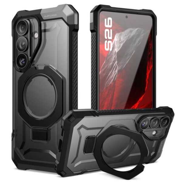 SUPCASE UB Grip MagSafe Hoesje Samsung Galaxy S26 Zwart