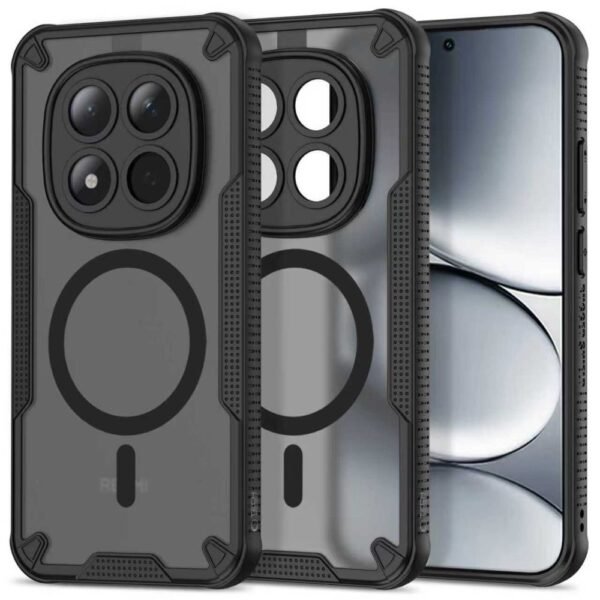 Tech-Protect Rugged Shield MagSafe Xiaomi Redmi Note 15 Pro 5G Mat Zwart