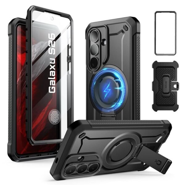 SUPCASE Unicorn Beetle Pro 2-Set MagSafe Hoesje Samsung Galaxy S26 Zwart