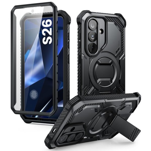 SUPCASE i-Blason Armorbox MagSafe Hoesje Samsung Galaxy S26 Zwart