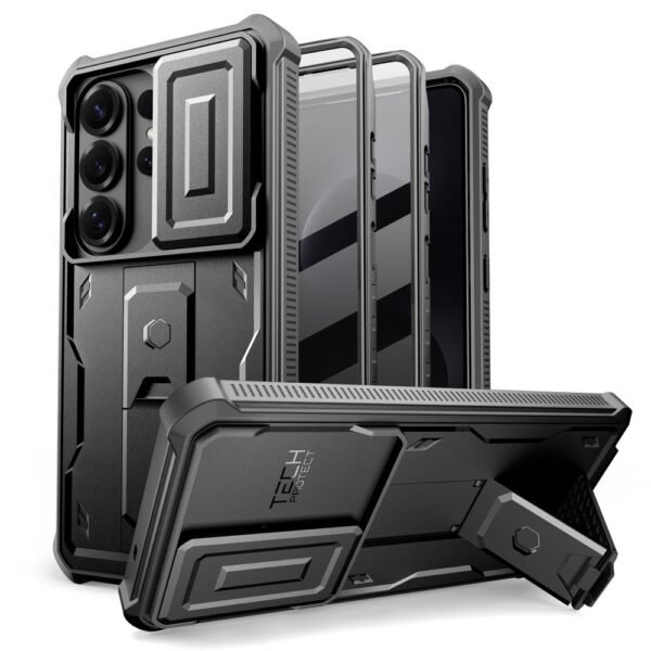 Tech-Protect Kevlar Cam+ 2-Set Camerabeschermer Samsung Galaxy S26 Ultra Zwart