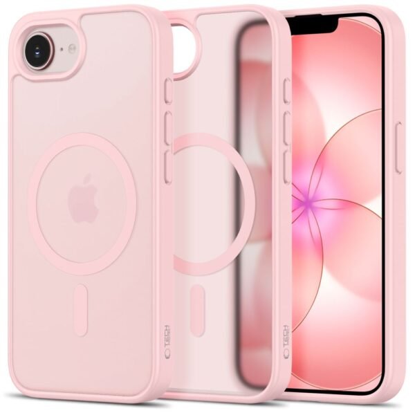 Tech-Protect Basicmag MagSafe iPhone 16E / 17E Matte Soft Roze