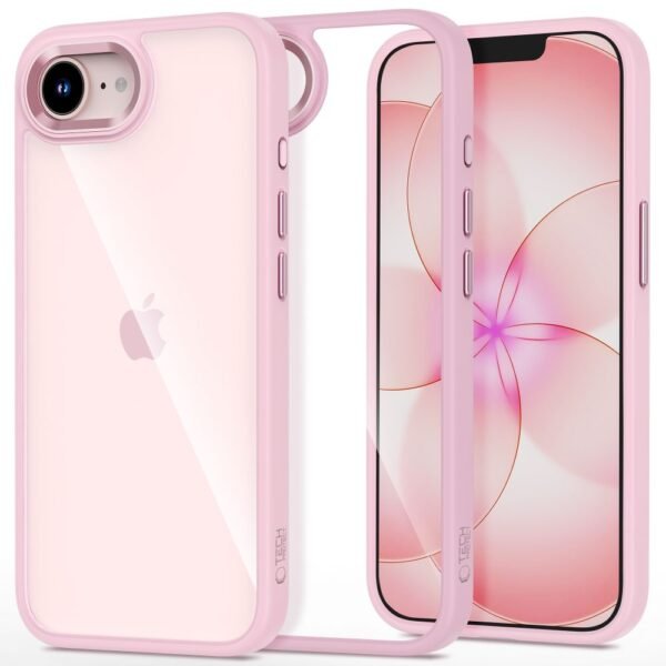 Tech-Protect Magmat iPhone 16E / 17E Soft Roze/Transparante