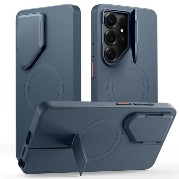 Tech-Protect Kevlar Aura MagSafe Hoesje Samsung Galaxy S26 Ultra Marineblauw