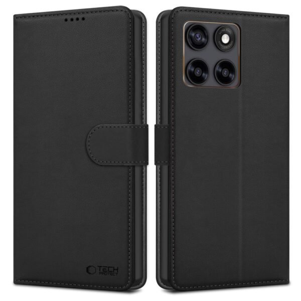 Tech-Protect Wallet Hoesje Motorola Edge 70 Fusion / Fusion Plus 5G Zwart