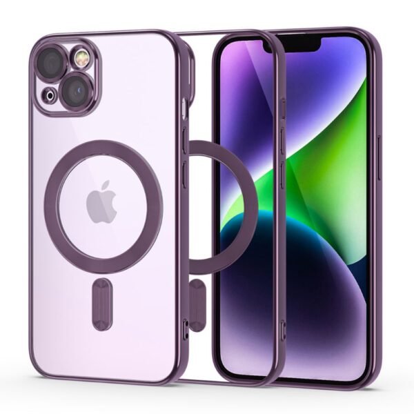 Tech-Protect Magshine MagSafe Violet Hoesje iPhone 14