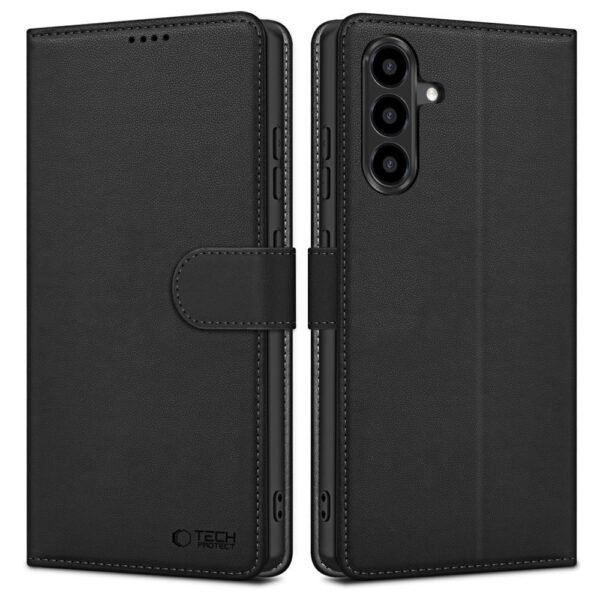 Tech-Protect Wallet Hoesje Samsung Galaxy A27 5G Zwart