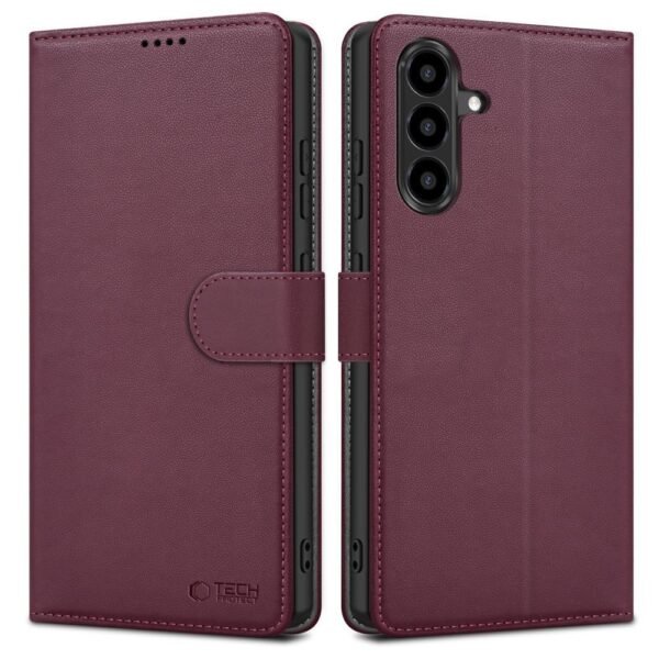 Tech-Protect Wallet Hoesje Samsung Galaxy A27 5G Mulberry