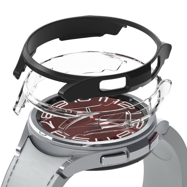 Ringke Slim 2-Pack Galaxy Watch 6 Classic (43 Mm) Transparante & Zwart