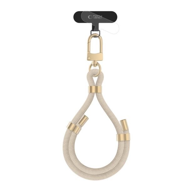 Tech-Protect C4S Koord Wrist Bandje Beige/Goud