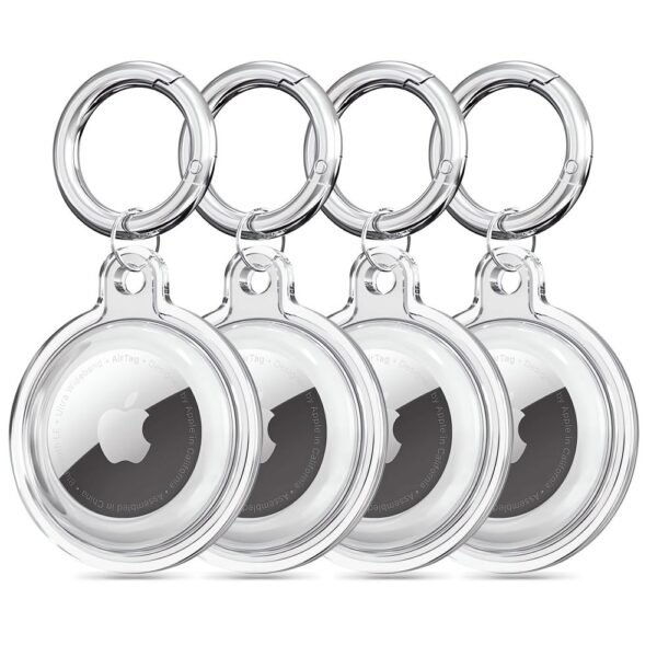 Tech-Protect Icon 4-Pack Apple Airtag 1 / 2 Transparant
