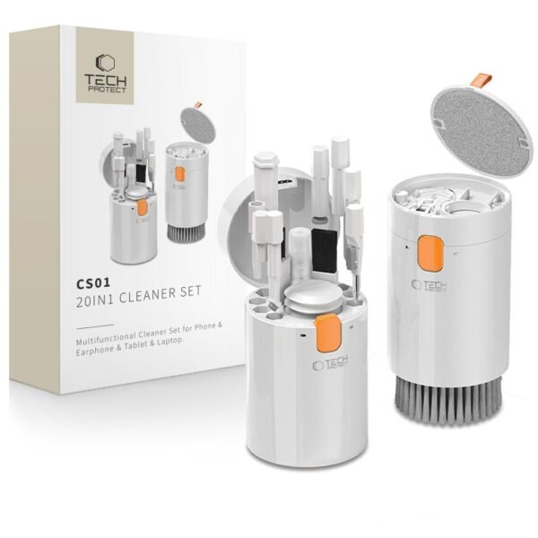 Tech-Protect CS01 Cleaner Set 20IN1 for Telefoon & Earphone & Tablet & Laptop Wit