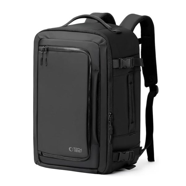 Tech-Protect Defender S50 Ryanair & Wizzair Travel Laptop Cabin Backpack 20L 40X20X25 Zwart