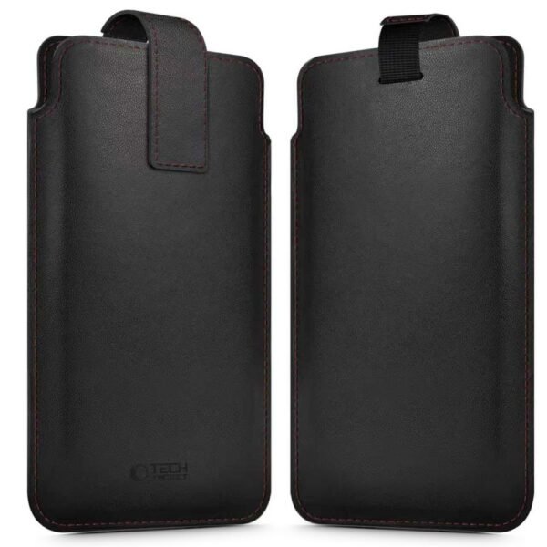 Tech-Protect SM65 Universeel Telefoon Pouch 6.0-6.9 Inch Zwart/Rood