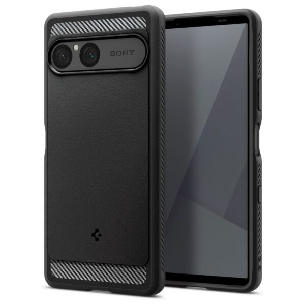 Spigen Rugged Armor Sony Xperia 10 Vii Mat Zwart