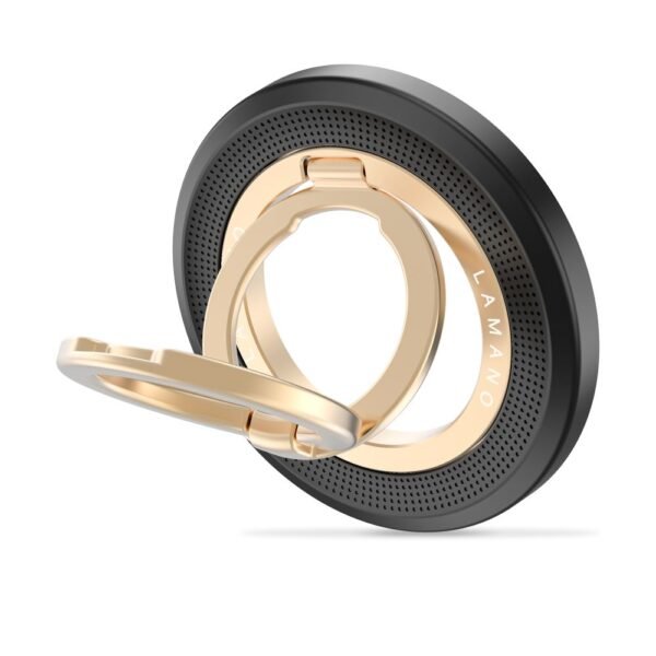 Tech-Protect MMR700 Lamano Magnetisch MagSafe Telefoon Ring Zwart/Goud