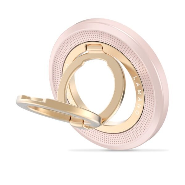 Tech-Protect MMR700 Lamano Magnetisch MagSafe Telefoon Ring Roze/Goud