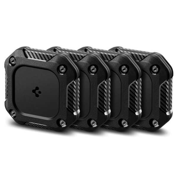 Spigen Tough Armor 4-Pack Apple Airtag 1 / 2 Zwart