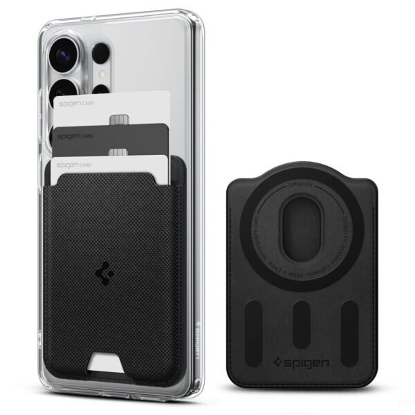 Spigen Urban Fit Wallet MagSafe Magnetische Kaarthouder Samsung Galaxy S Zwart